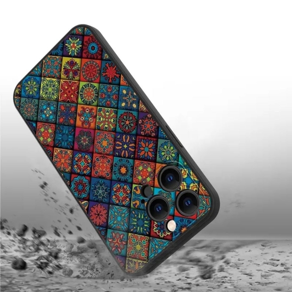 Bohemian Style Case For iPhone 14 Pro Max - MULTICOLOR-SALE - Picture 4 of 11
